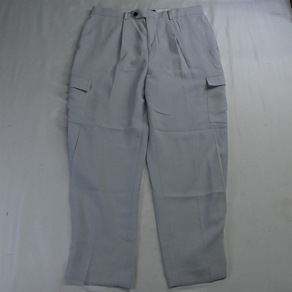ASOS Design 38 x 32 Light Gray Tapered‎ Cargo Pants